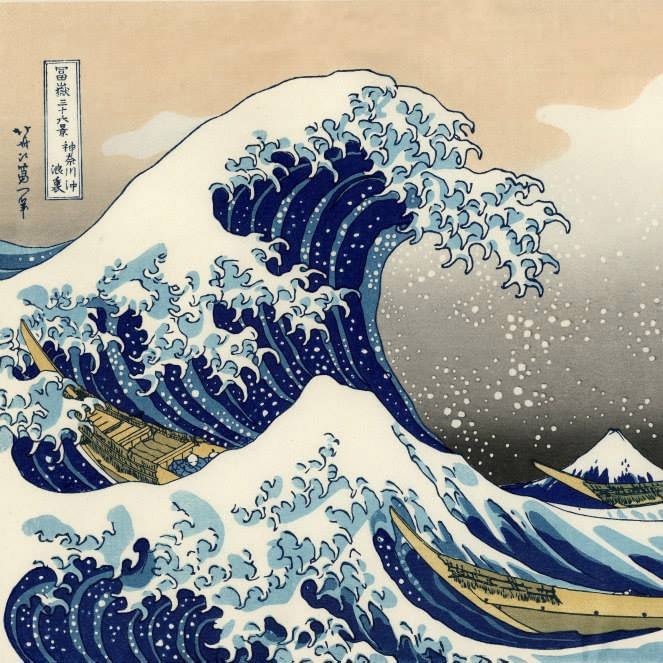 La gran ola de Hokusai
